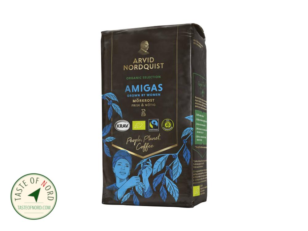 Amigas Dark Roast Brewed Coffee