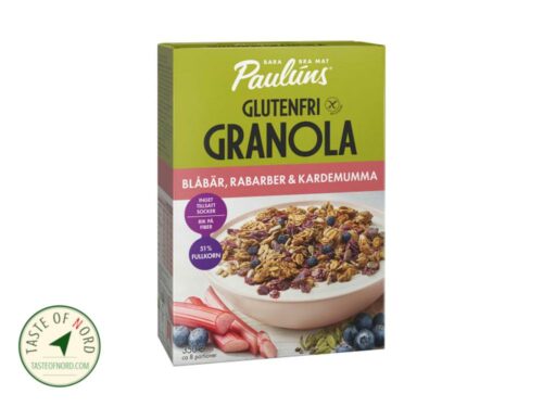 Blueberry Rhubarb Granola Gluten-Free