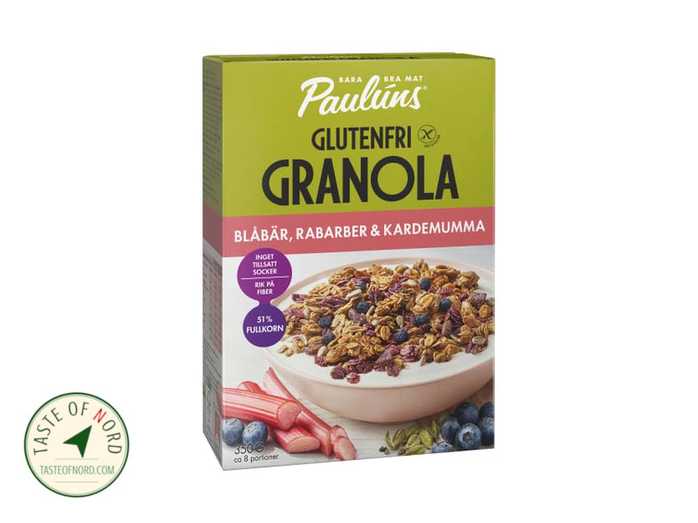 Blueberry Rhubarb Granola Gluten-Free