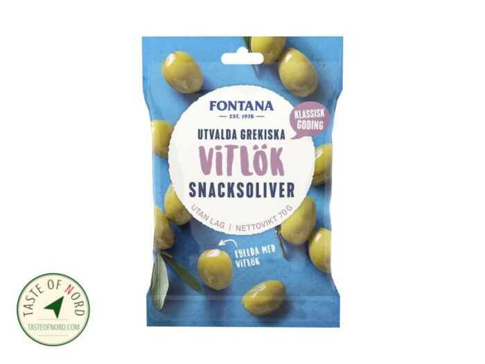 Garlic Snack Olives
