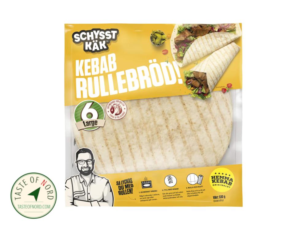 Kebab Roll Bread Large 6-pack