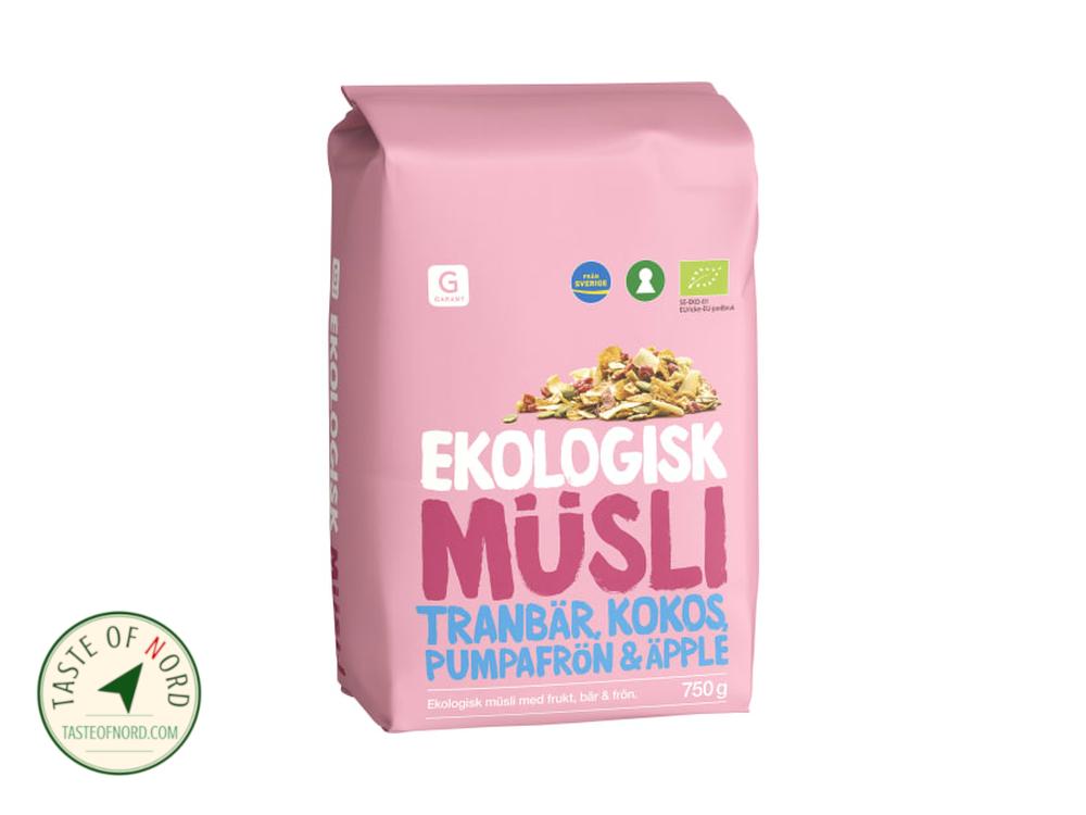 Muesli Cranberry Coconut Pumpkin Seed Apple Organic