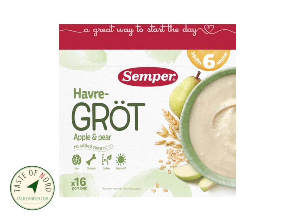 Oat Porridge with Apple & Pear From 6 Months