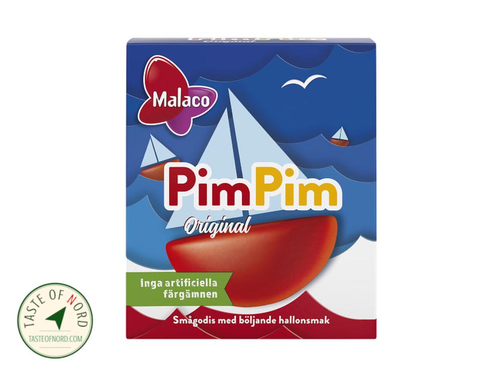 Pim Pim Raspberry Boats Mini Candy
