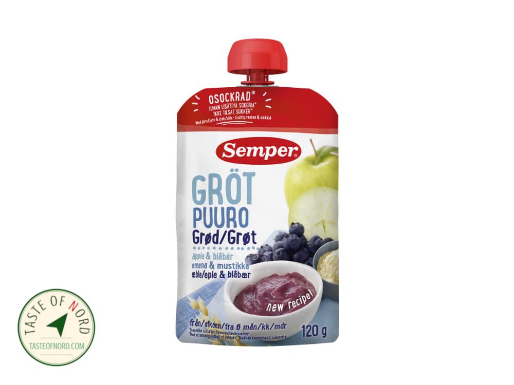 Porridge Apple Blueberry From 6 Months