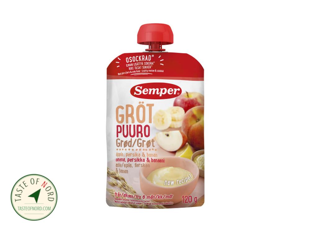 Porridge Apple Peach Banana From 6 Months