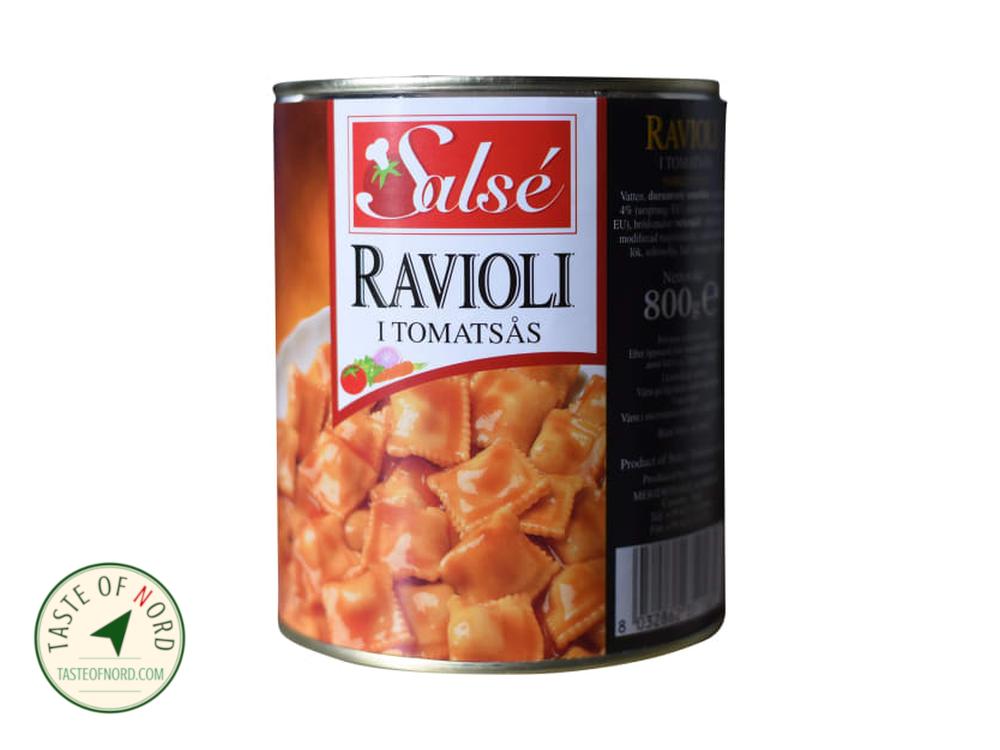Ravioli in Tomato Sauce