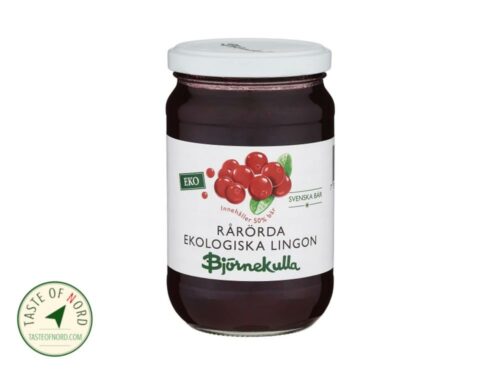 Raw Stirred Organic Lingonberries