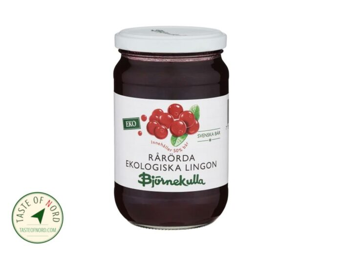 Raw Stirred Organic Lingonberries