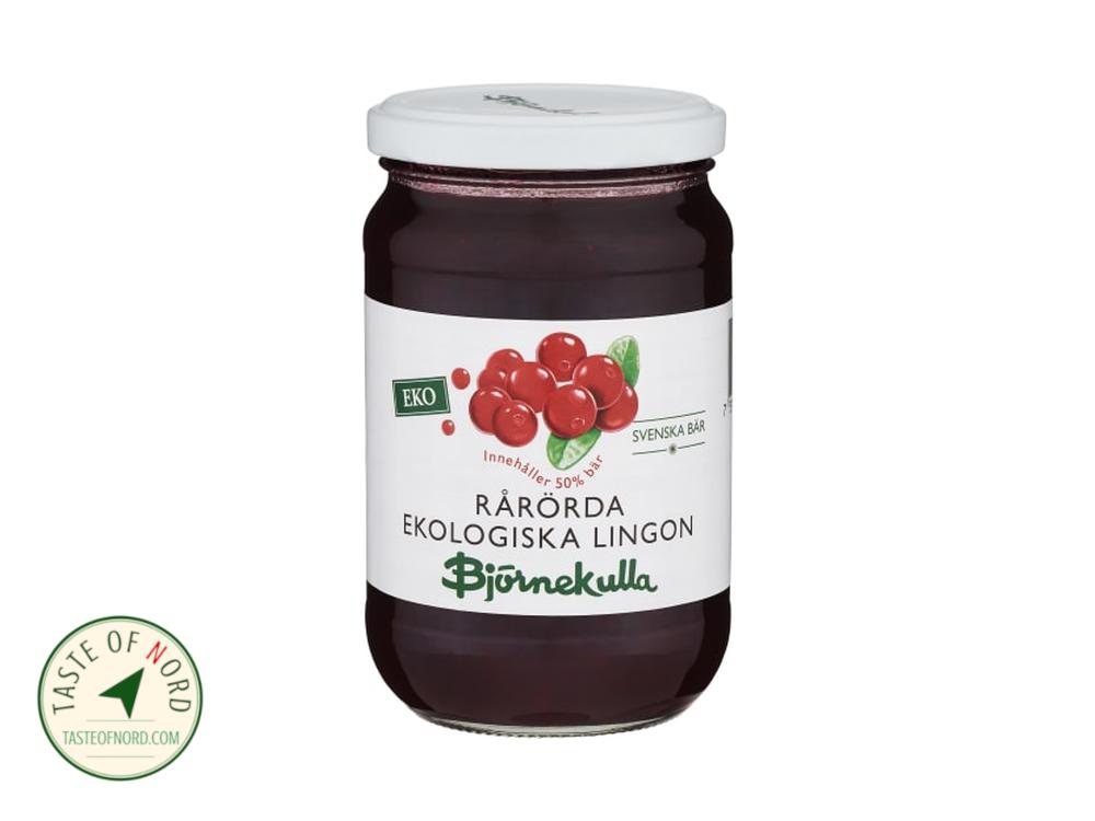 Raw Stirred Organic Lingonberries