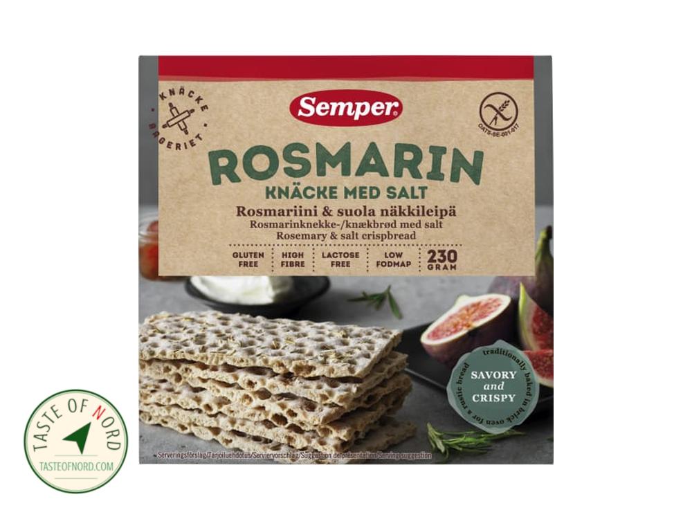 Rosemary Crispbread with Salt Gluten-Free
