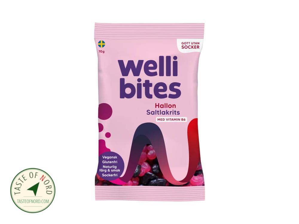 Wellibites Raspberry/Salted Licorice Sugar-Free Vegan