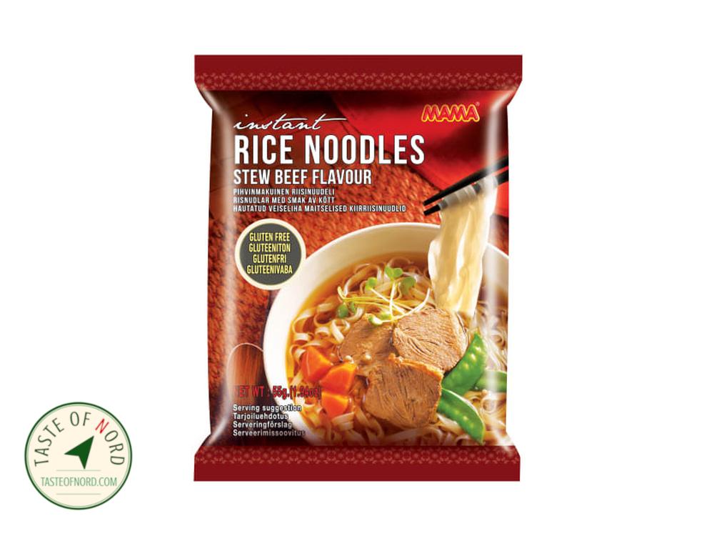 Stew Beef Rice Noodles Gluten-Free