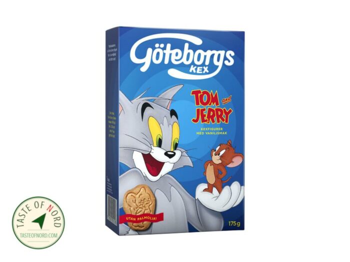 Tom & Jerry Cookie Figures with Vanilla Flavor