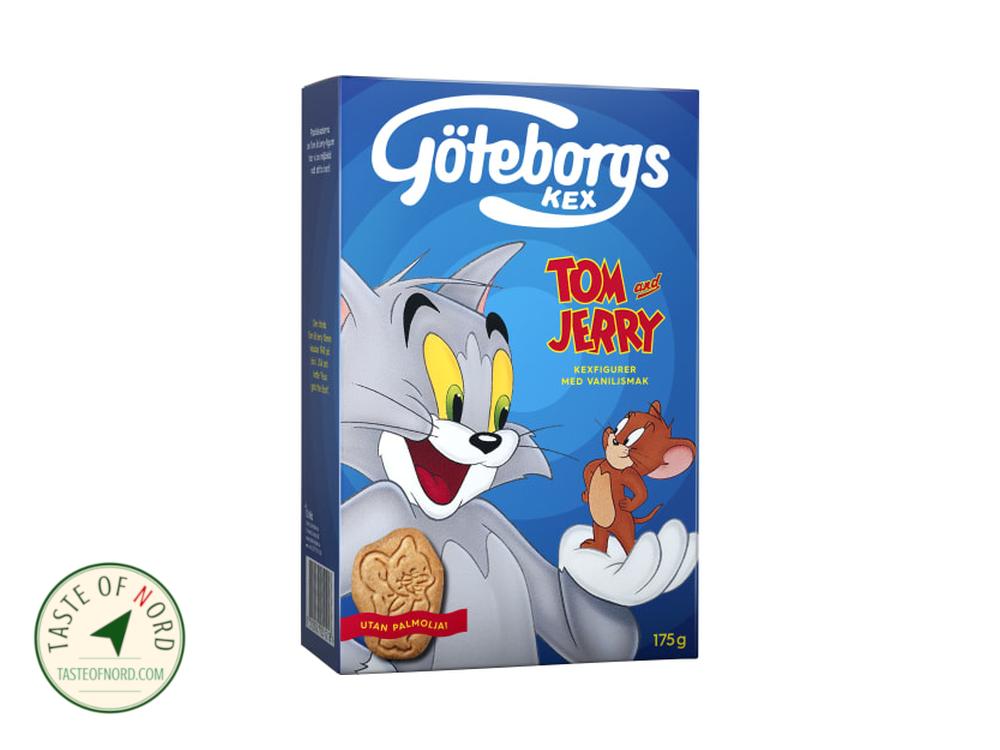Tom & Jerry Cookie Figures with Vanilla Flavor