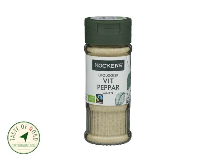 White Pepper Ground Jar
