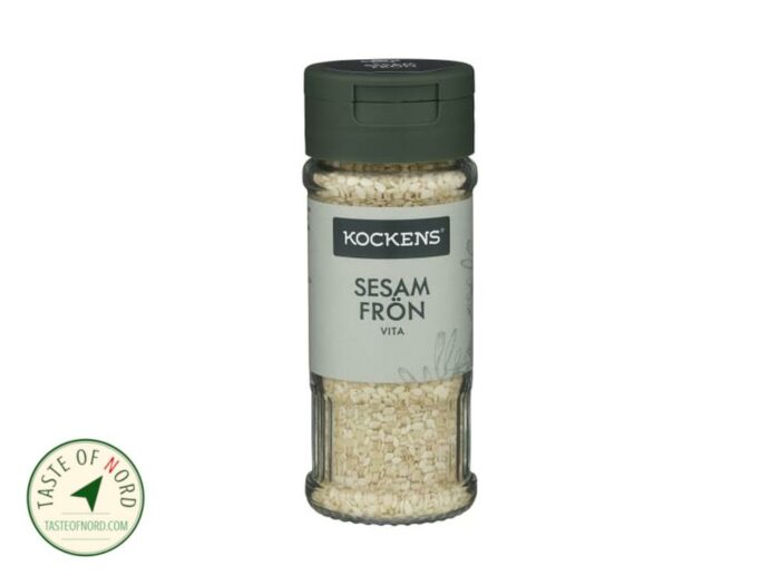 White Sesame Seeds Jar